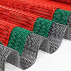 Thảm Nhựa Lưới Tổ Ong Xanh Lá