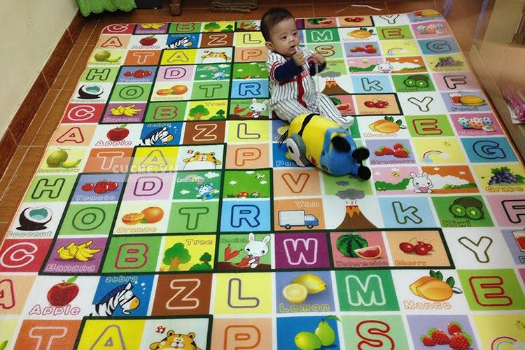 Thảm xốp cho bé chơi dạng thảm họa tiết bảng chữ cái