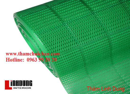 Thảm Nhựa Lưới Tổ Ong Xanh Lá