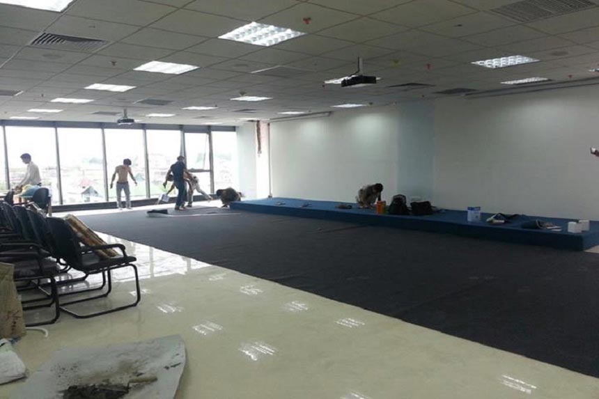 Thi công trải thảm chuyên nghiệp và chất lượng nhất