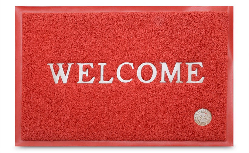 Thảm chùi chân khách sạn welcome làm từ nhựa rối